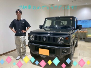 G様にジムニーをご納車しました！