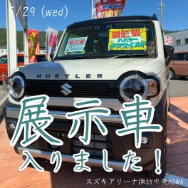 タフワイルド　展示車入庫しました！