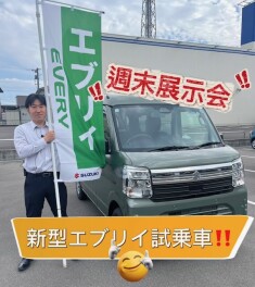 新型エブリ試乗車入りました‼
