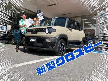 速報！！！新型クロスビー展示しております！！