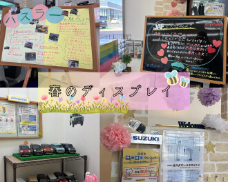 春のディスプレイ