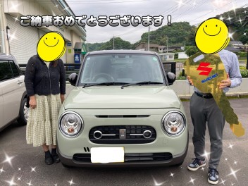 ラパンLCご納車おめでとうございます！