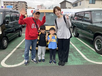 スペーシアをご納車しました。