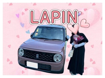 M様ラパンご納車　担当ふじわら