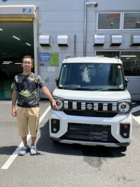 Ｋ様にスペーシアギアをご納車致しました！！