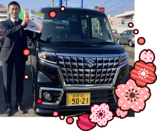 新型　スペーシアカスタム試乗車あります！