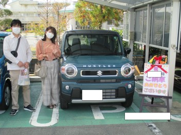 大人気のハスラーをご納車いたしました！！！