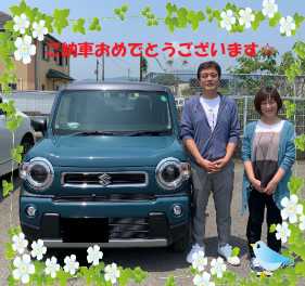 ご納車おめでとうございます☆そして嬉しいお言葉☆