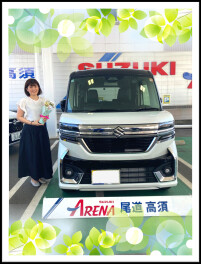 ★納車★スペーシアカスタム　ＨＹＢＲＩＤ　ＸS　ターボ