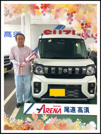 ★納車★スペーシア　ギア　ＨＹＢＲＩＤ　ＸＺターボ