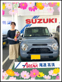 ★納車★ラパン　LC　ＨＹＢＲＩＤ　Ｘ