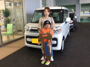 スペーシアご納車おめでとうございます！！
