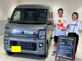 エブリイワゴン納車しました！！