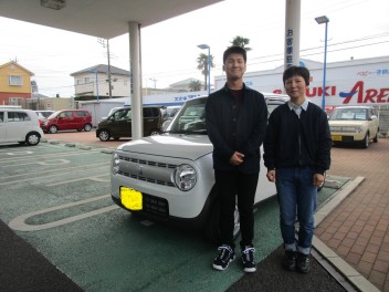 ラパンご納車致しました♪