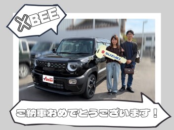 クロスビーご納車おめでとうございます☆彡