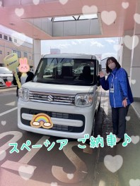 スペーシアご納車しました！！！