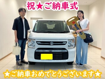 祝★ワゴンＲ納車式♪