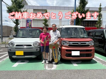 K様スペーシアご納車おめでとうございます
