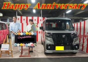 S様スペーシアベースご納車有難うございました♪
