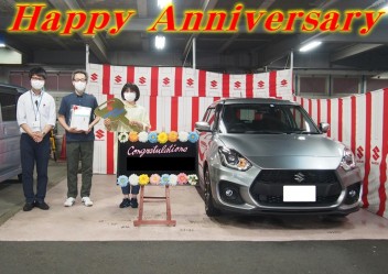 Ｋ様スイフトスポーツご納車有難うございました♪
