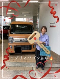 エブリイワゴンご納車☆