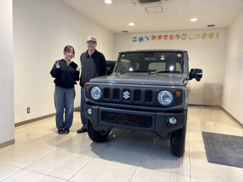 Ｔ様にジムニーをご納車致しました！！
