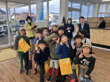 職場訪問　吉根小学校のお友達