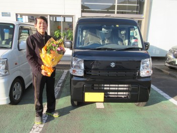 エブリイ納車させて頂きました！