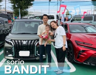 F様　ソリオバンディットご納車　担当とどかわ