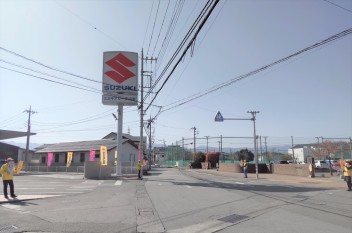 春の交通安全運動中です！