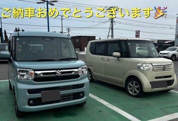 スペーシアご納車おめでとうございます！！