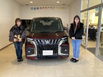 E様、ソリオご納車おめでとうございます♪