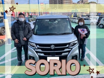 Y様ソリオご納車　担当とどかわ