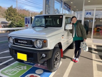 素敵なピュアホワイトパールのジムニー納車です★