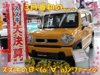 今週末は、、、３月最初のスズキの日☆