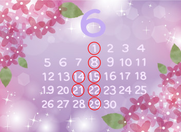※６月定休日のご案内※