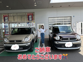 クロスビーご納車おめでとうございます！