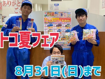 トコ夏フェア８月３１日（日）まで！！