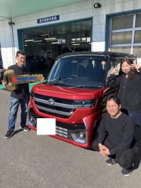 ＊スペーシアカスタムご納車させていただきました＊