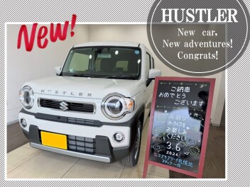 Ｔ様【ハスラー】ご納車おめでとうございます＠しのはら