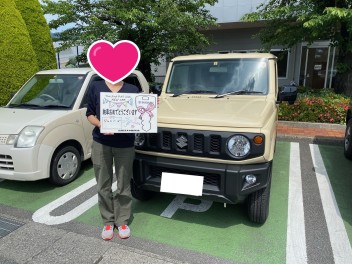 ジムニー納車式♡