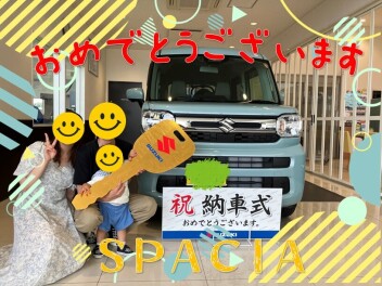 スペーシア納車でした(^^)/